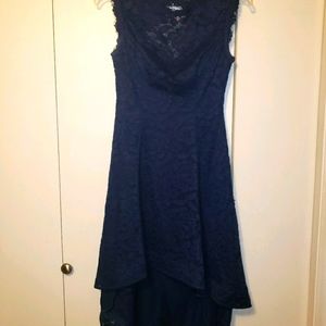 Navy lace dress